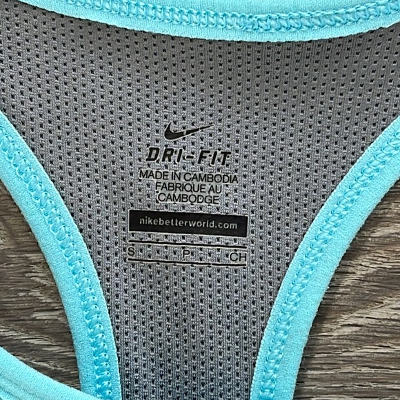 Nike Dri-Fit Racerback Turquoise Tennis Tank-Small Matching Skirts Sold Separate - Picture 5 of 8